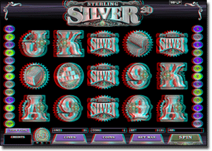 Sterling Silver 3D online slot