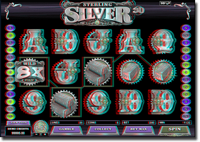 Sterling Silver 3D online slot