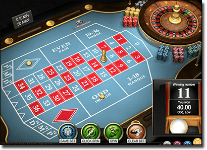 French roulette online real money