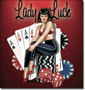Lady luck gambling omens