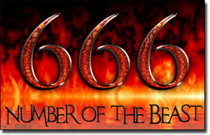 666 - unlucky numbers with satanic symbolism
