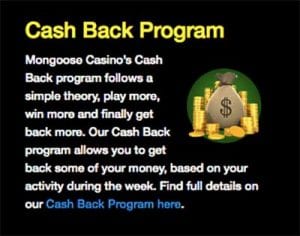 Mongoose cash back program