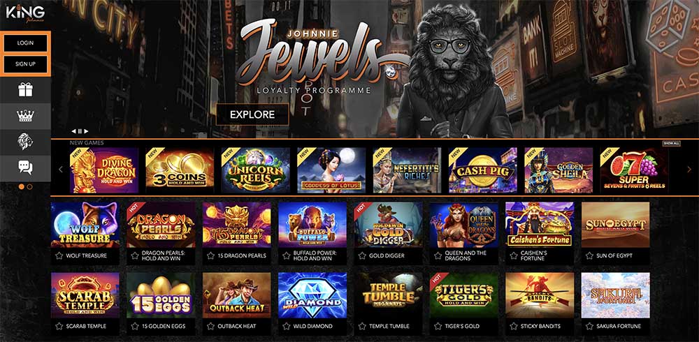 King Johnnie Casino review & bonus