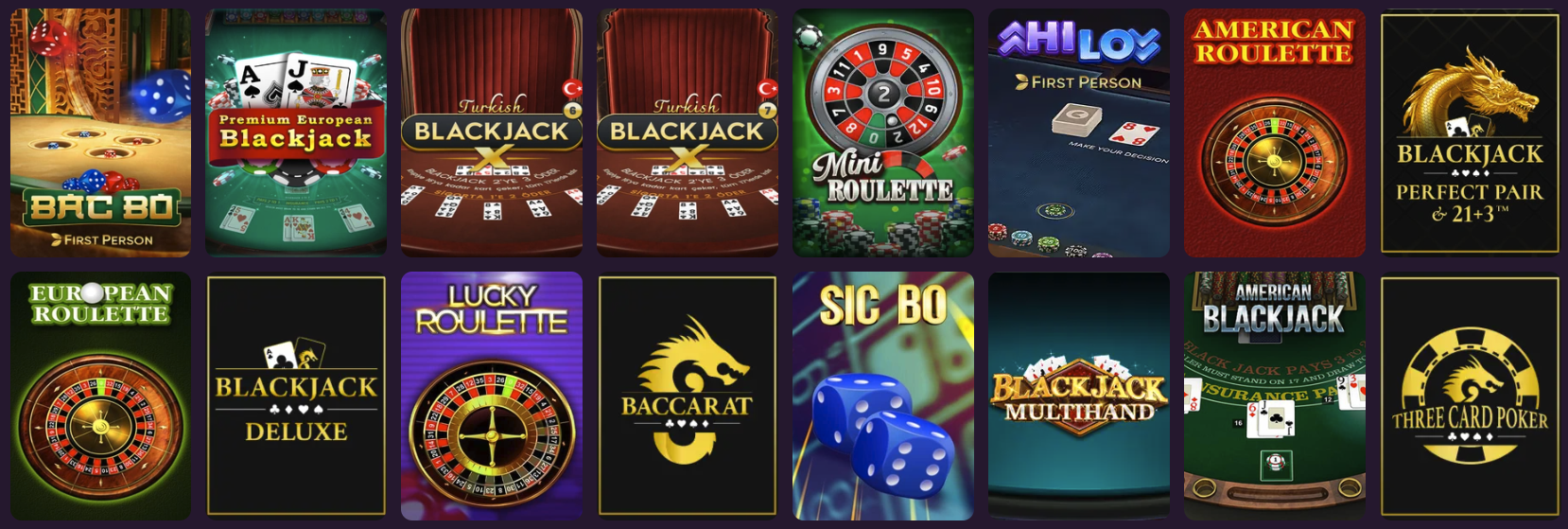 Betzillo table games hub